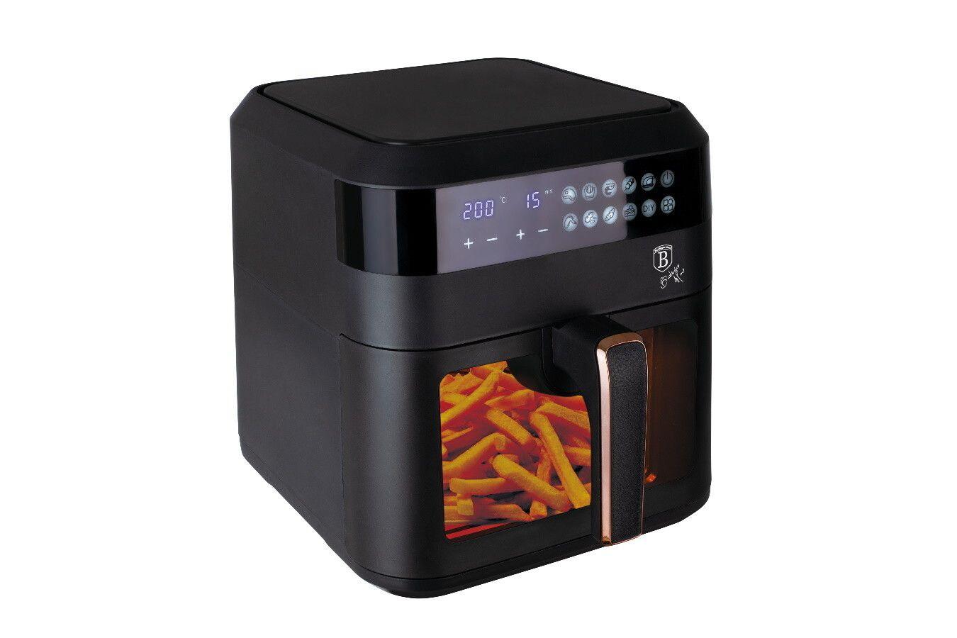 digitale airfryer met kijkvenster