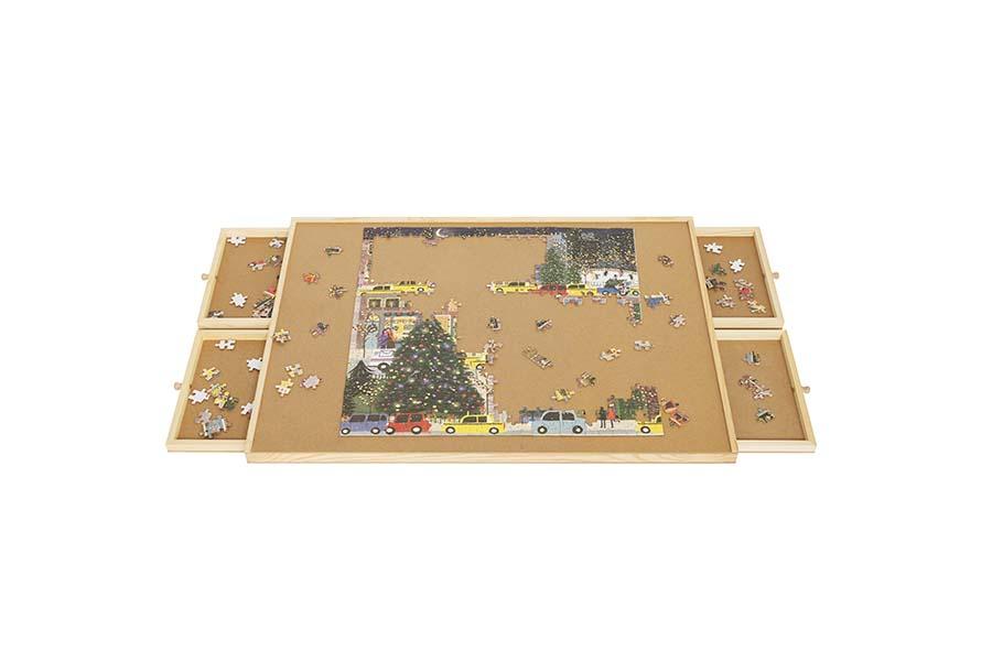 Puzzelplaat met lades XXL