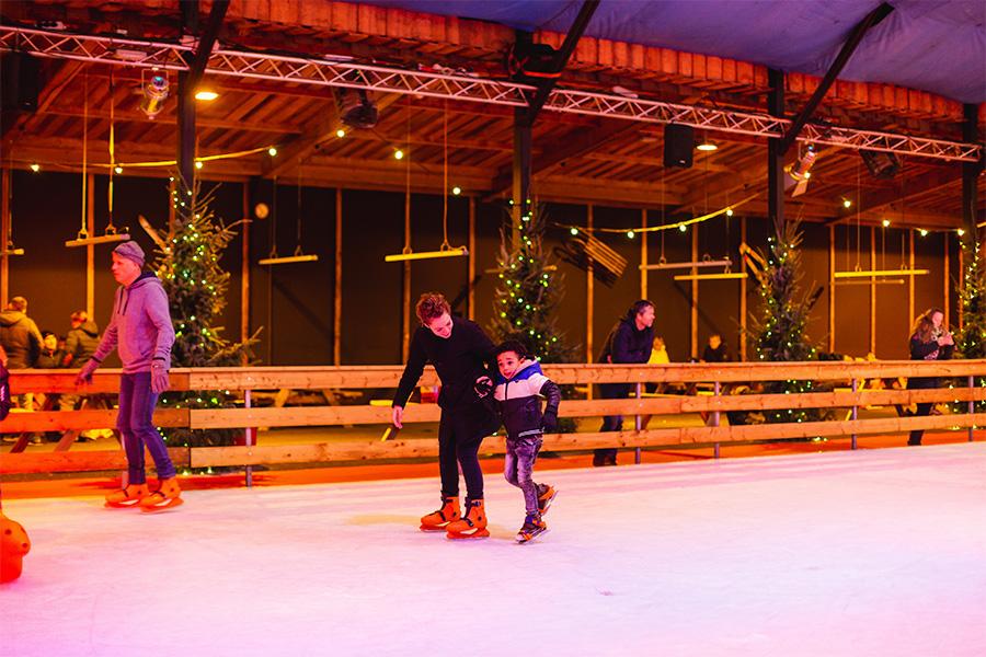 Winter Slagharen schaatsbaan