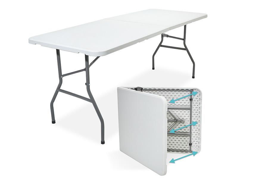 Inklapbare camping tafel (180x70cm)