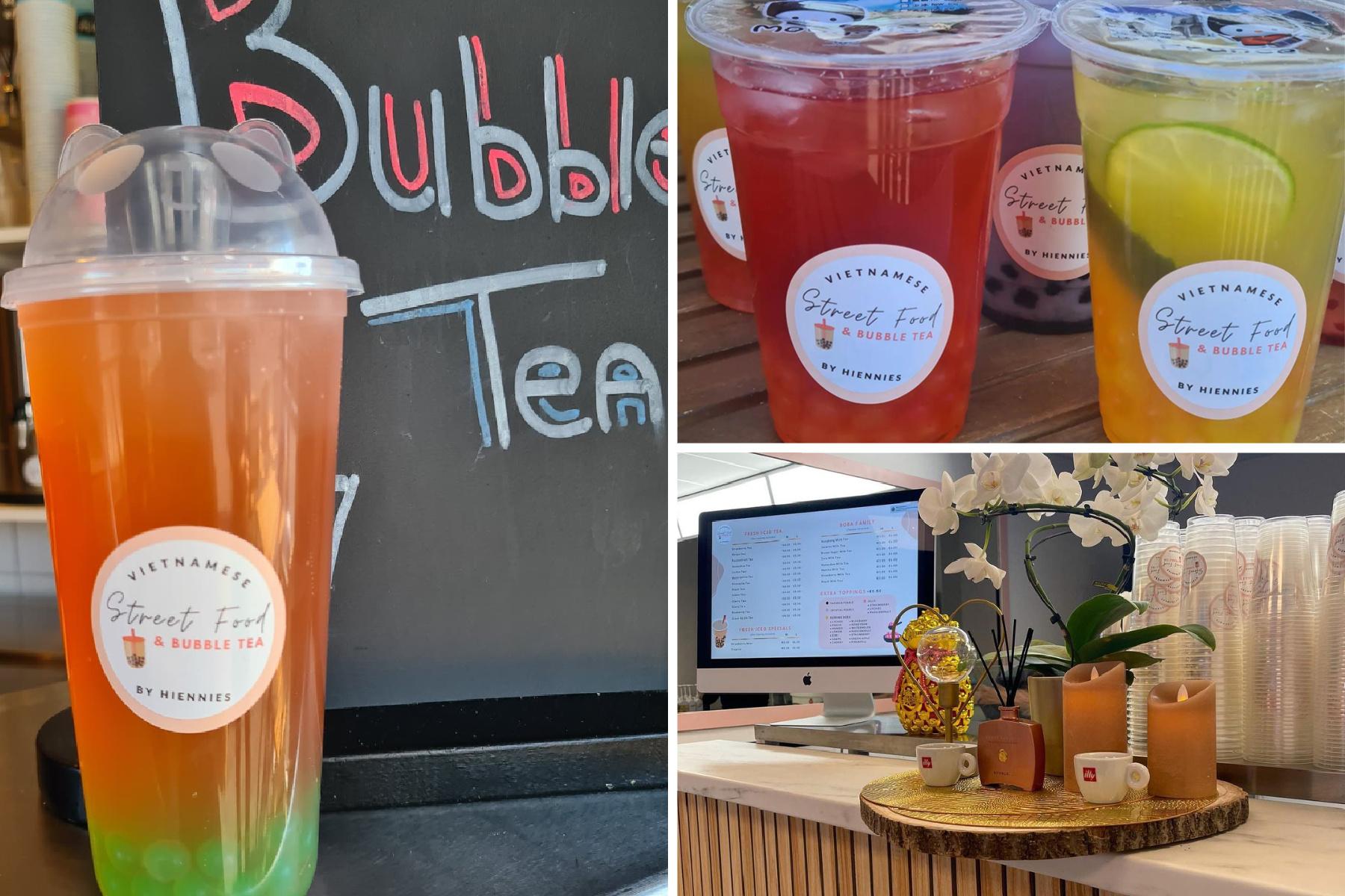 Afhalen: bubble tea incl. topping bij Streetfood By Hiennies