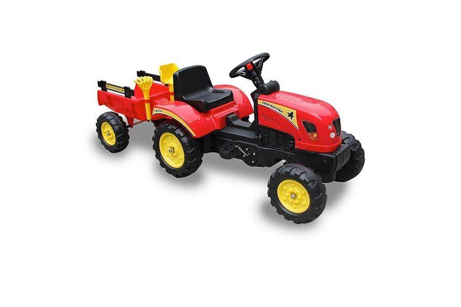 Max Kids tractor met aanhangwagen