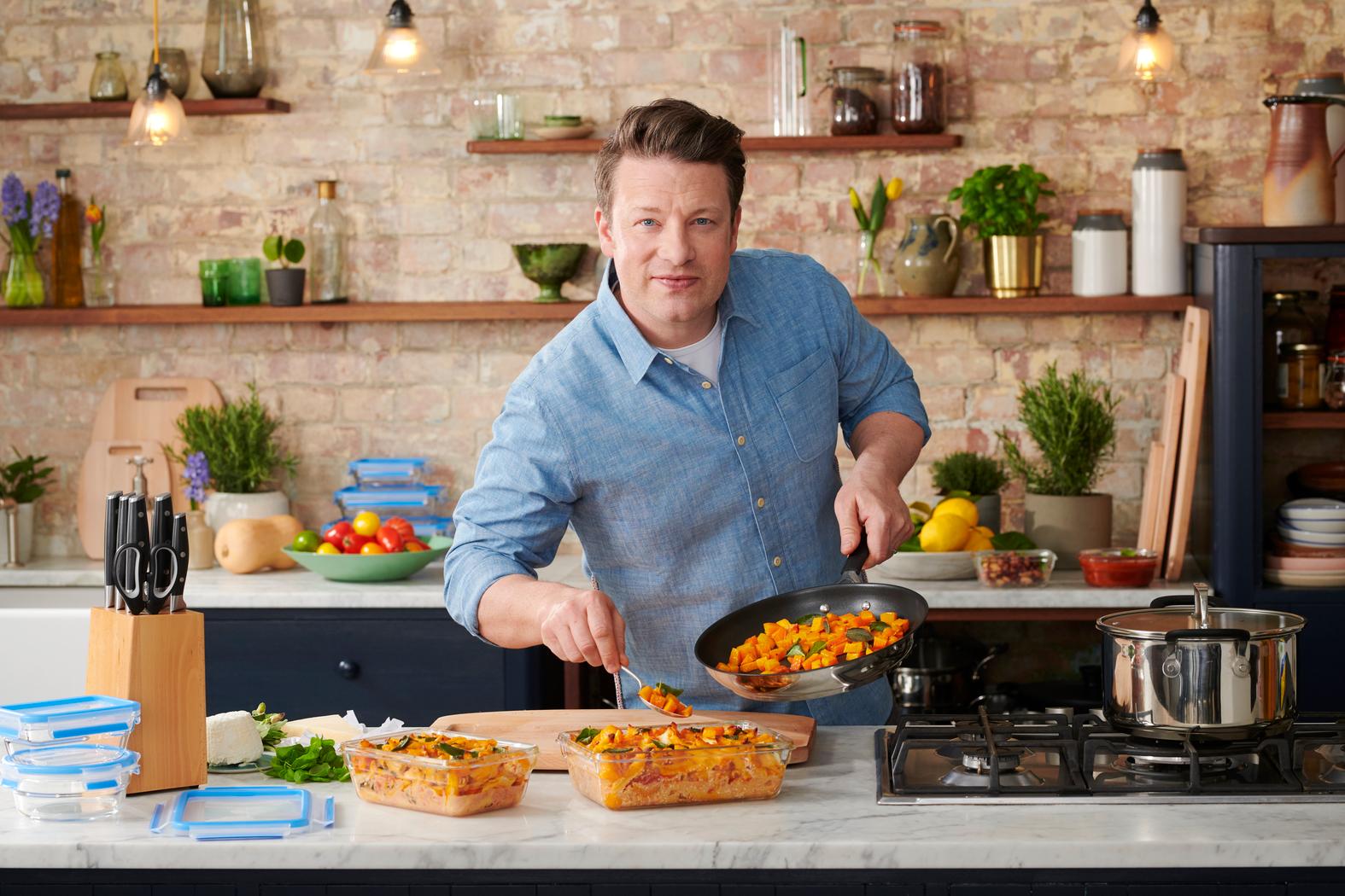 Jamie Oliver in keuken